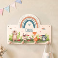 Personalisierte Kinder-Garderobe – Waldtiere