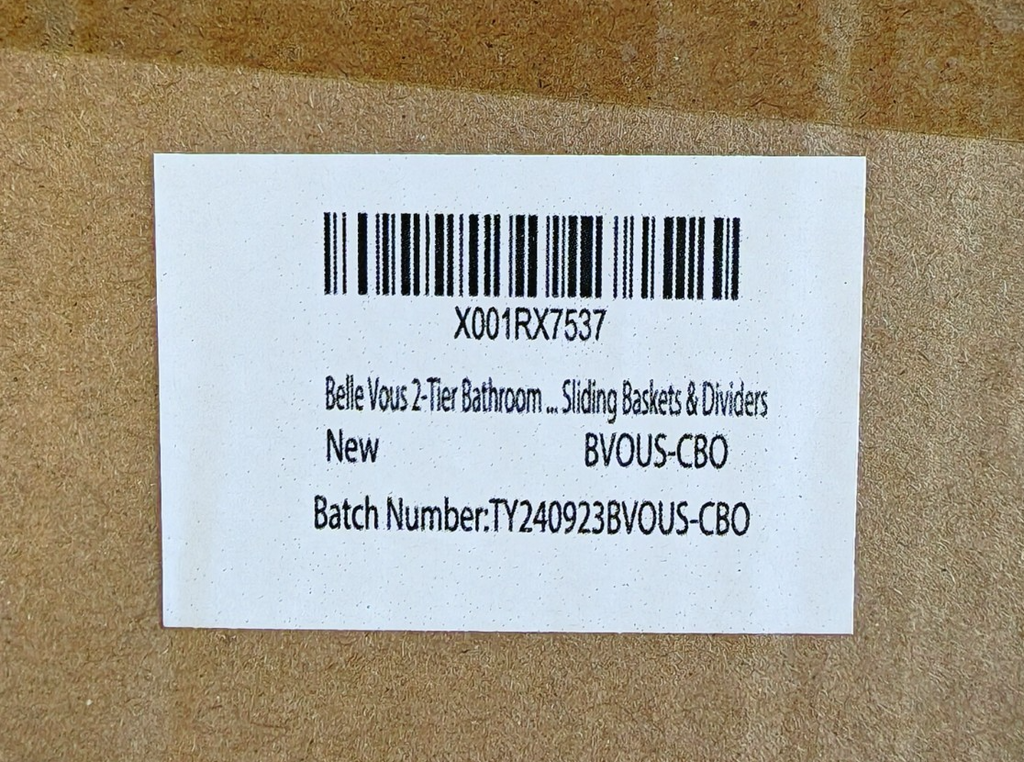 Badezimmer-Organizer mit 2 ausziehbaren Schubladen