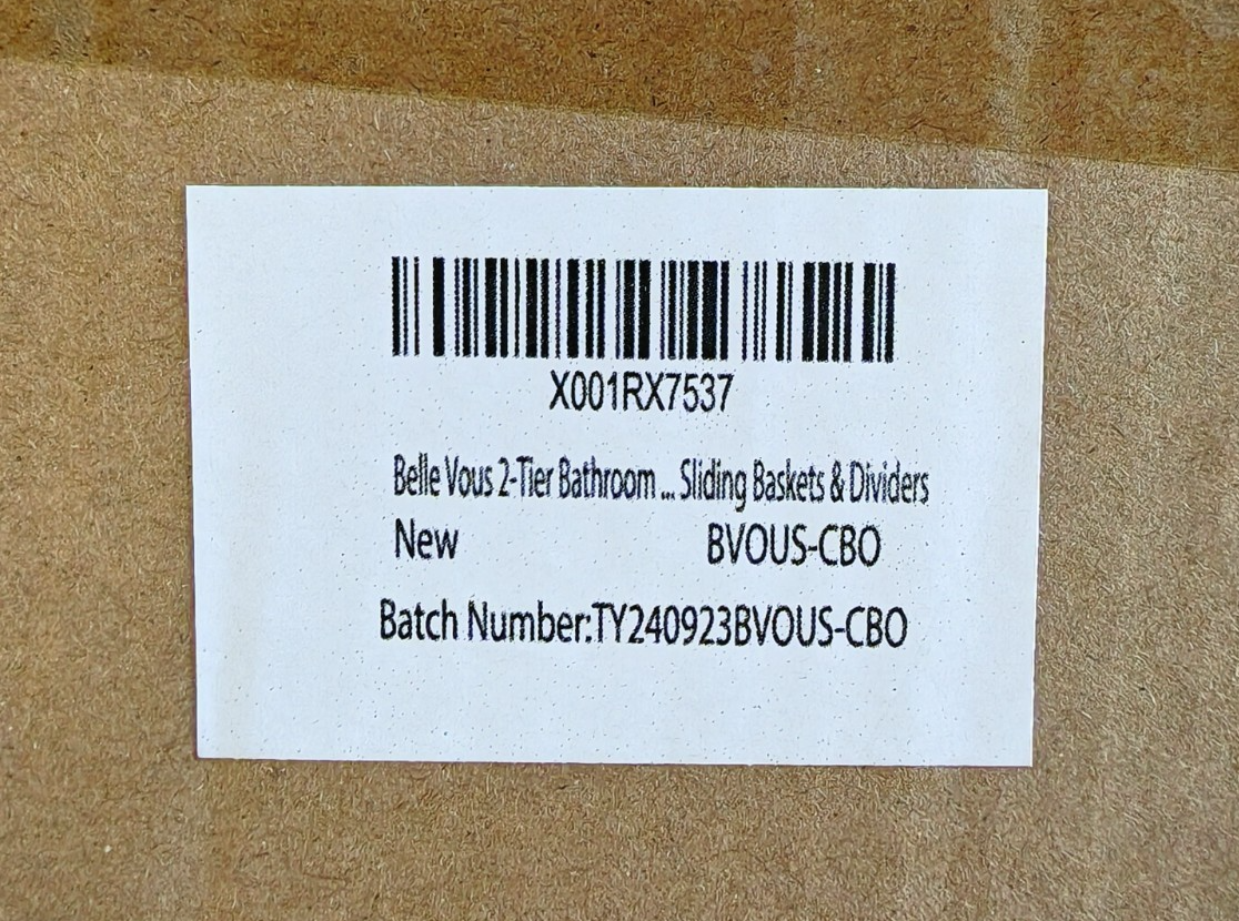 Badezimmer-Organizer mit 2 ausziehbaren Schubladen