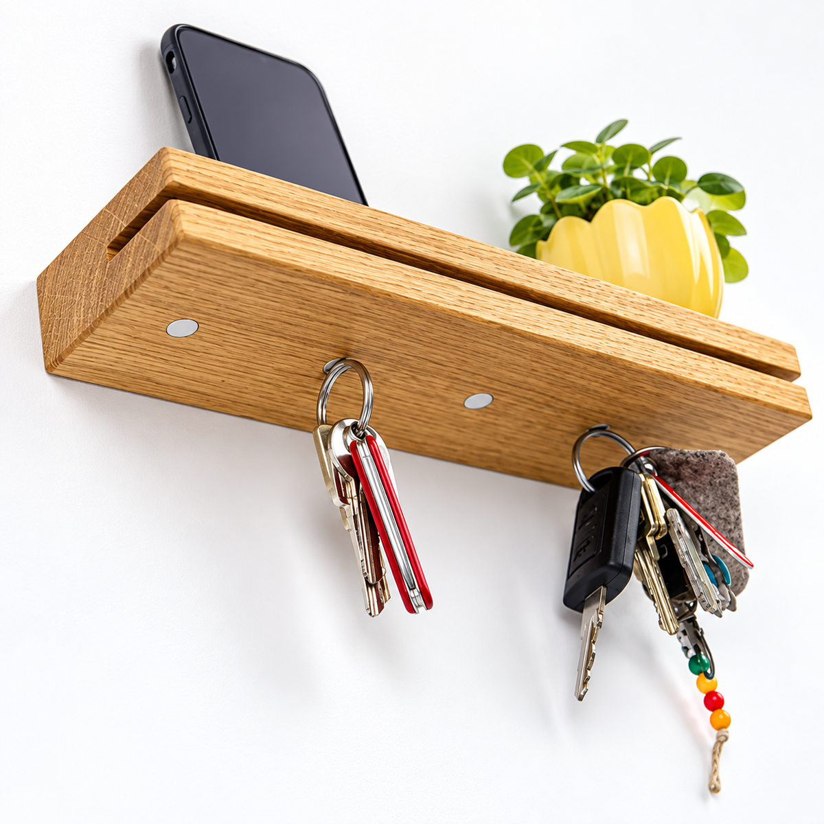 Schlüsselbrett TALEA Holz Magnetisch
