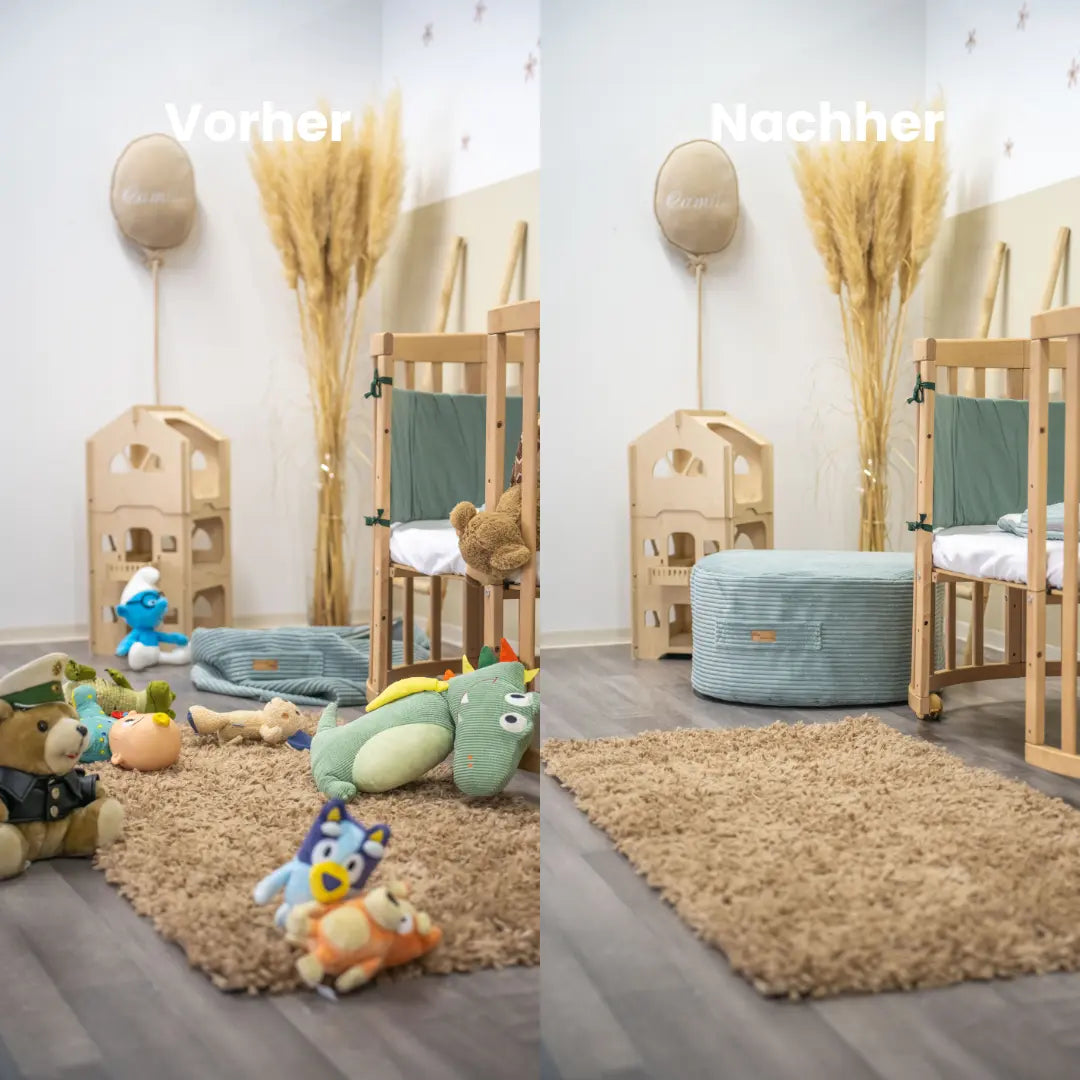 Cord-Sitzsack mit Stauraum – 60 cm