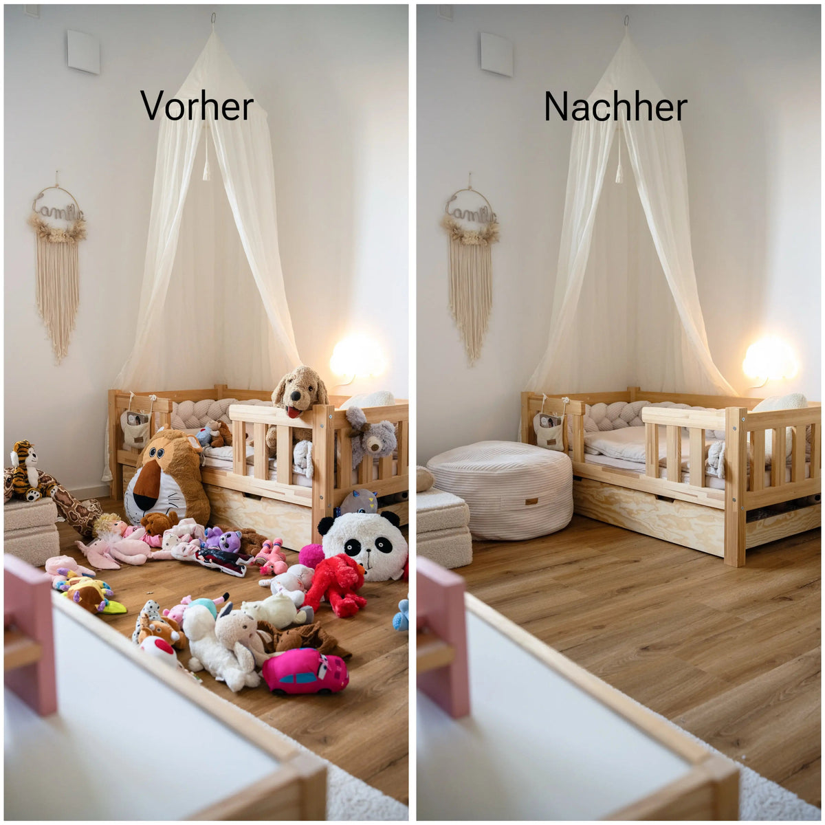 Cord-Sitzsack mit Stauraum – 60 cm