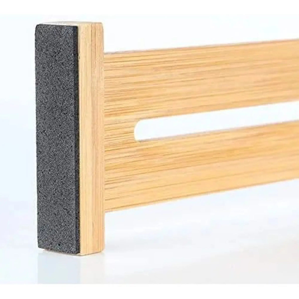 Verstellbare Schubladentrenner aus Bambus – 4er-Set